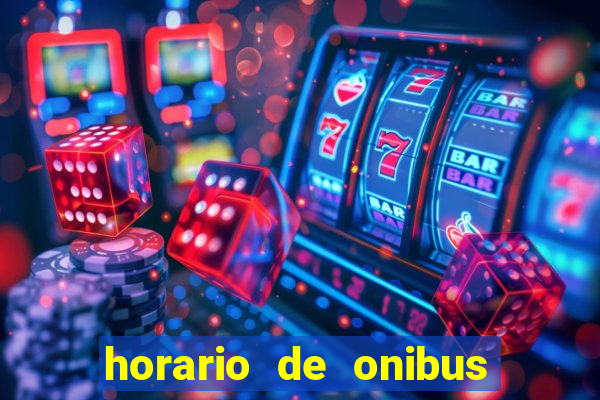 horario de onibus santos dumont x juiz de fora